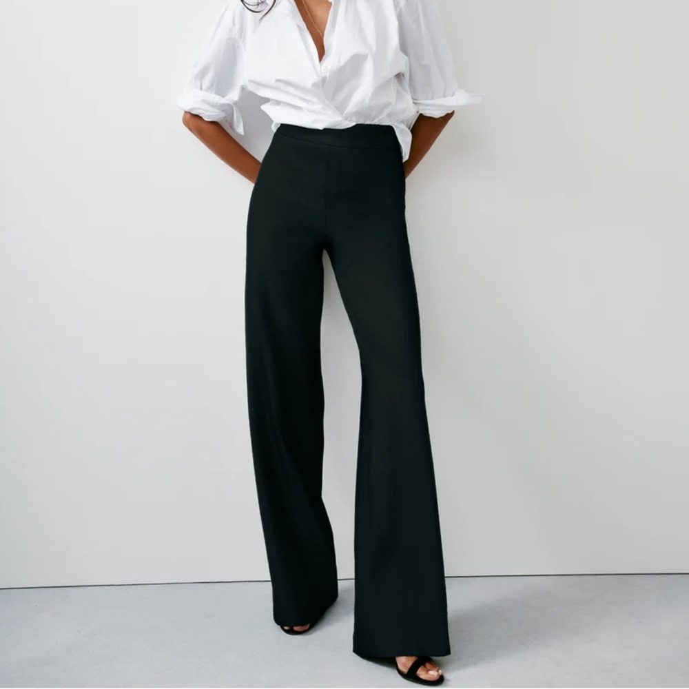 Spanx smooth perfect fit Ponte Wide Leg Pant